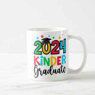 Kinder Graduate Kindergarten 2024 Graduation Gifts Coffee Mug