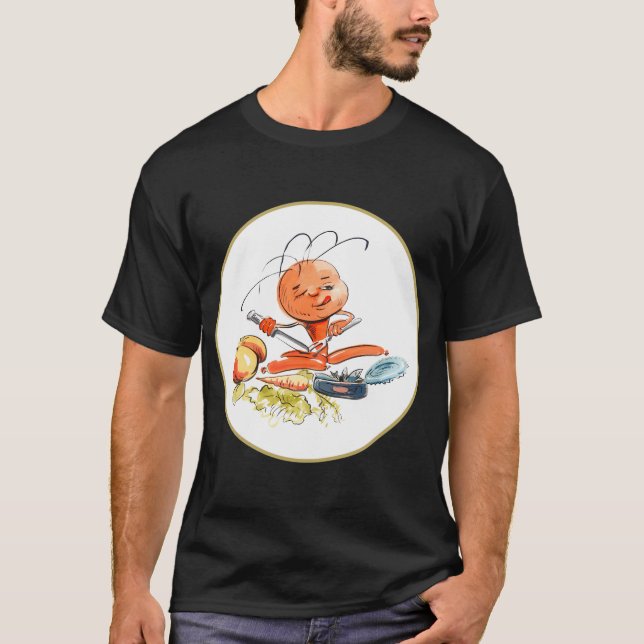 KINDER is having lunch T-Shirt (Front)