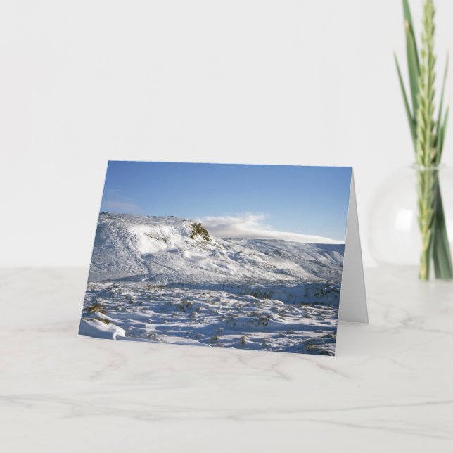 Kinder Scout Winter Holiday Card (Front)
