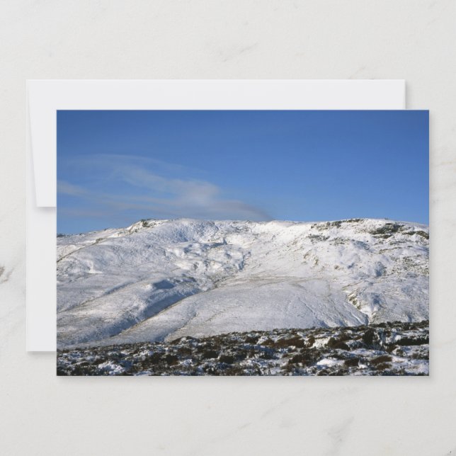 Kinder Scout Winter Holiday Card (Front)