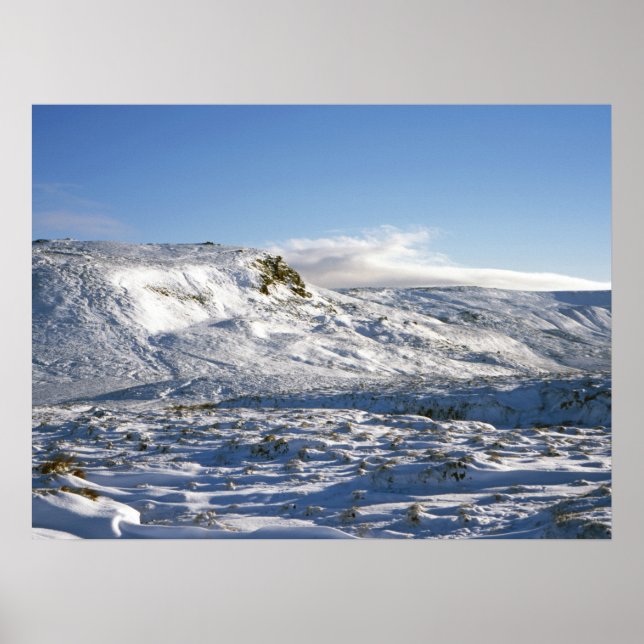 Kinder Scout Winter Holiday Card Poster (Front)