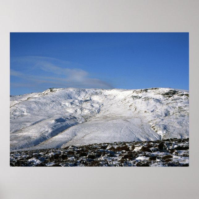 Kinder Scout Winter Holiday Card Poster (Front)