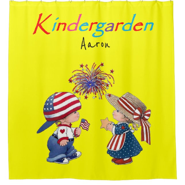 Kindergarden Shower Curtain (Front)