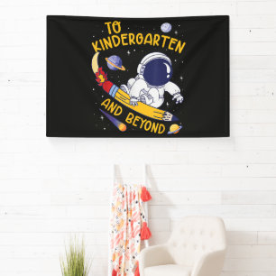 Kindergarten And Beyond Astronaut Back To School Banner