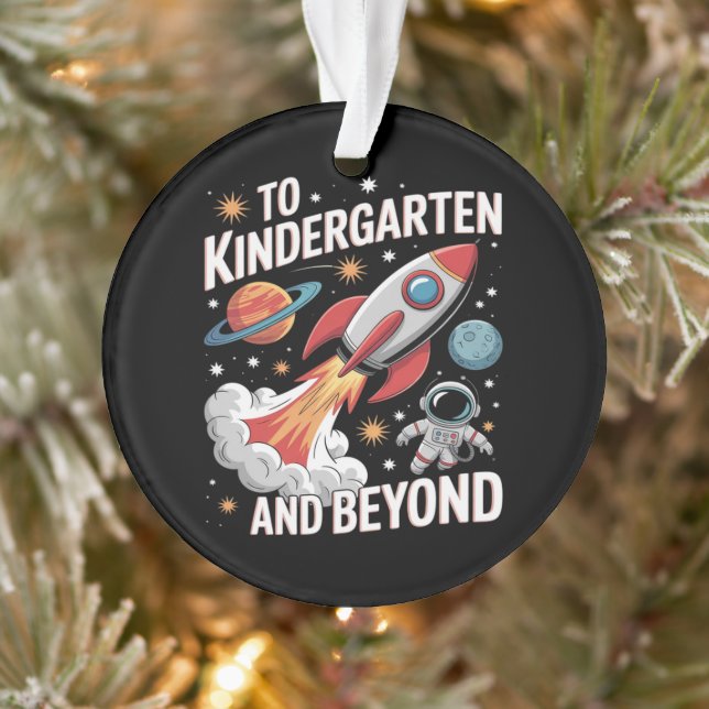 Kindergarten and Beyond Astronaut Back to School Ornament (Tree)