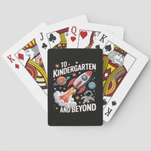 Kindergarten and Beyond Astronaut Back to School Playing Cards