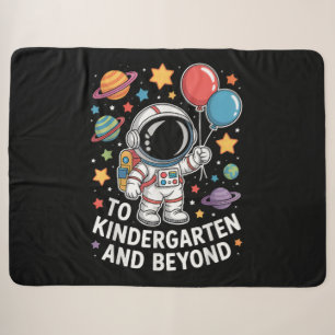 kindergarten and beyond astronaut space sherpa blanket