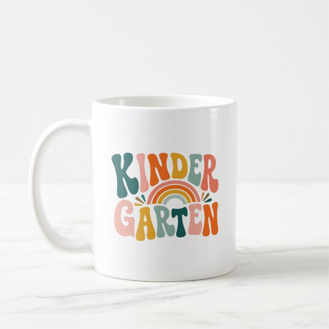 Kindergarten Appreciation Gift Coffee Mug (Left)