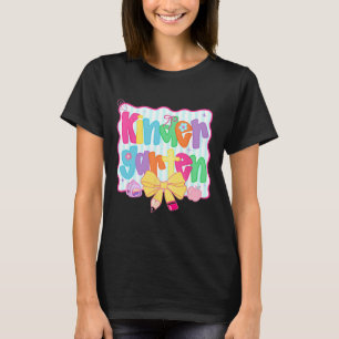 Kindergarten Back To School Coquette Preppy Pink B T-Shirt
