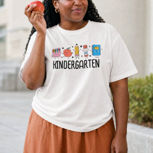 Kindergarten Back to School Cute Doodle T-Shirt
