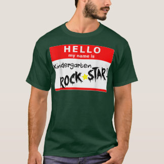 Kindergarten Back to School Rock Star T-Shirt