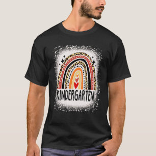 Kindergarten Boho Rainbow teacher team Kinder squa T-Shirt
