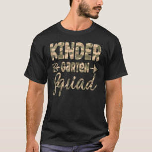 Kindergarten Camo teacher Welcome Back To School T T-Shirt