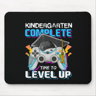 Kindergarten Complete Time To Level Up Video Game  Mouse Pad