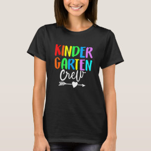 Kindergarten Crew Team Kindergarten Squad Teacher T-Shirt