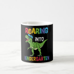 Kindergarten Dinosaur First Day School Kids Gift Coffee Mug