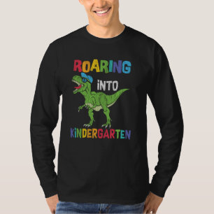 Kindergarten Dinosaur First Day School Kids Gift T-Shirt