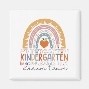 Kindergarten Dream Team Rainbow Welcome Ck To Scho Magnet