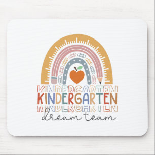 Kindergarten Dream Team Rainbow Welcome Ck To Scho Mouse Pad