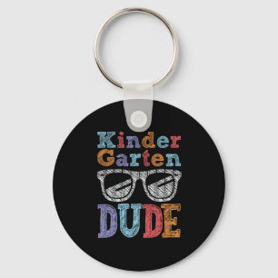 Kindergarten Dude Back To School Student Boy Girl Key Ring
