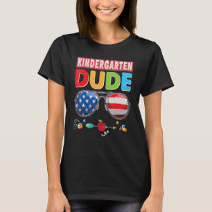 Kindergarten Dude Cool Kid Student Back To School T-Shirt