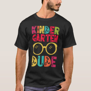 Kindergarten Dude Glasses Back To School Teacher S T-Shirt