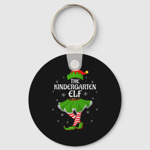 Kindergarten Elf Christmas Family Girls Women Elf Key Ring