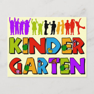 Kindergarten Fun Postcard