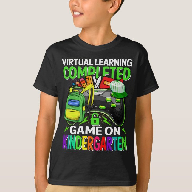 Kindergarten Game Back To School T-Shirt (Front)