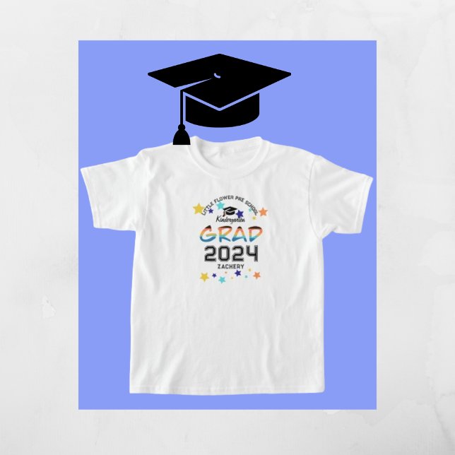 Kindergarten GRAD custom name group T-Shirt (Creator Uploaded)