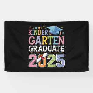 Kindergarten Graduate 2025 Graduation School Banner