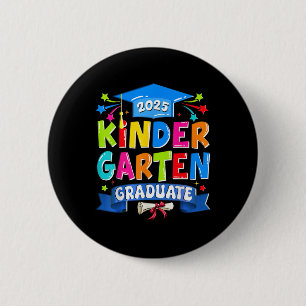 Kindergarten Graduate 2025 Kinder Graduation Kids  6 Cm Round Badge