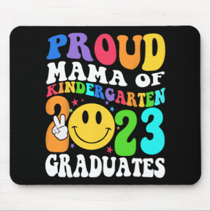 Kindergarten Graduation 2023 Groovy Graduate Shirt Mouse Pad