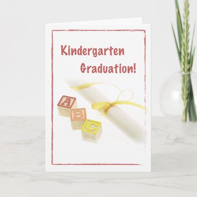 Kindergarten Graduation Card (Front)