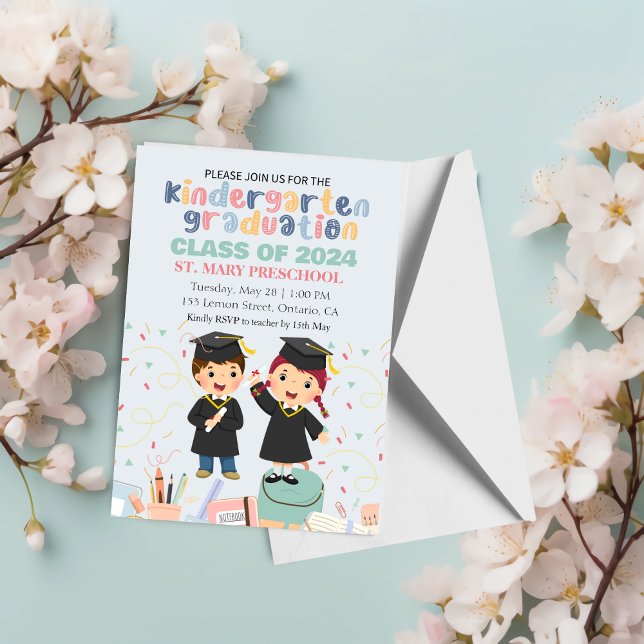 Kindergarten Graduation Ceremony Invitation (Creator Uploaded)