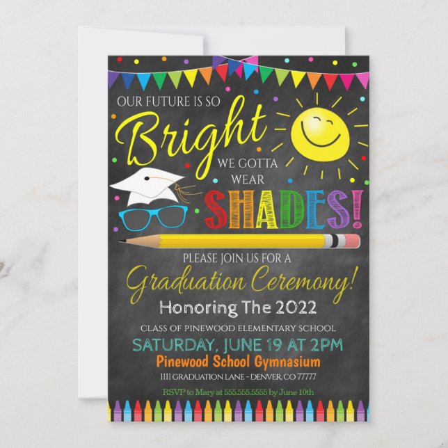 Kindergarten Graduation Invitation (Front)