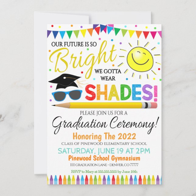 Kindergarten Graduation Invitation (Front)