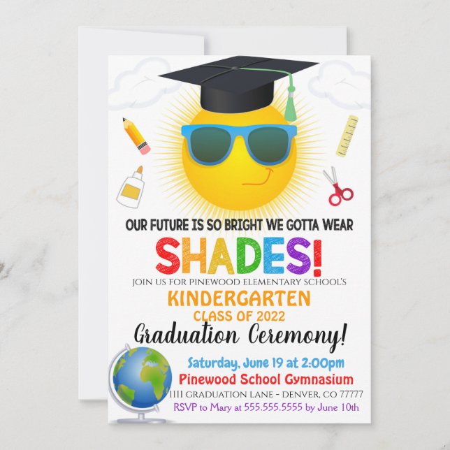Kindergarten Graduation Invitation (Front)