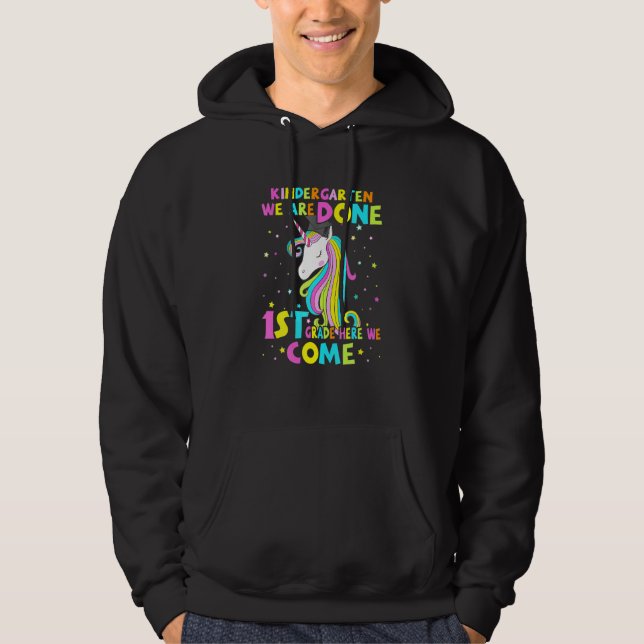 Kindergarten-Graduation Level-Complete Video-Gamer Hoodie (Front)