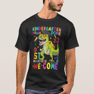 Kindergarten Graduation Magical Dinosaur T-Shirt
