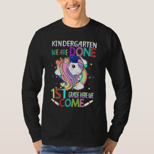 Kindergarten Graduation Magical Unicorn 1st Grade  T-Shirt