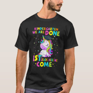Kindergarten Graduation Magical Unicorn Boys Girls T-Shirt