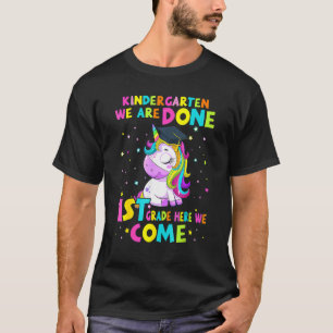 Kindergarten Graduation Magical Unicorn For Girls  T-Shirt