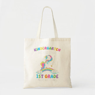 Kindergarten Graduation Magical Unicorn Kids Girls Tote Bag