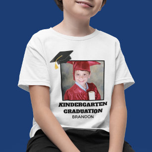 Kindergarten Graduation Photo Custom Graduate Name T-Shirt