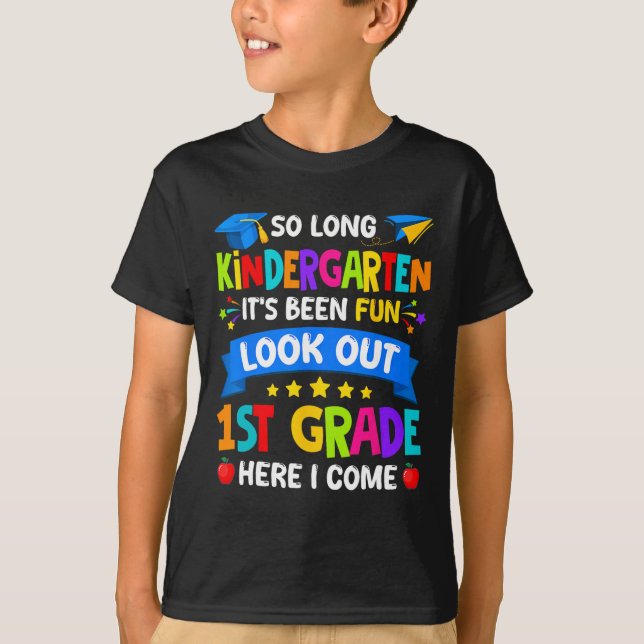 Kindergarten Graduation Shirt 2025 Kids Boys Girls (Front)