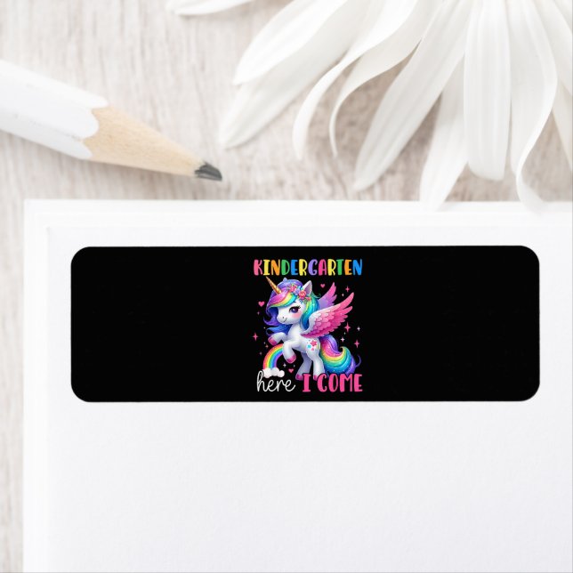 Kindergarten Here I Come Unicorn Back to School (Insitu)