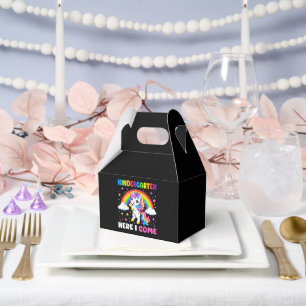 Kindergarten Here I Come Unicorn Back to School Favour Box