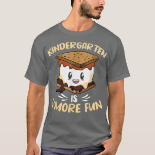 Kindergarten Is S'more Fun Toddler Camping Smores  T-Shirt