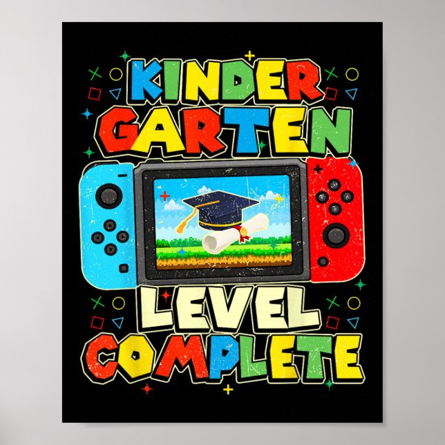 Kindergarten Level Complete Graduation Cl 2025 Gam Poster (Front)